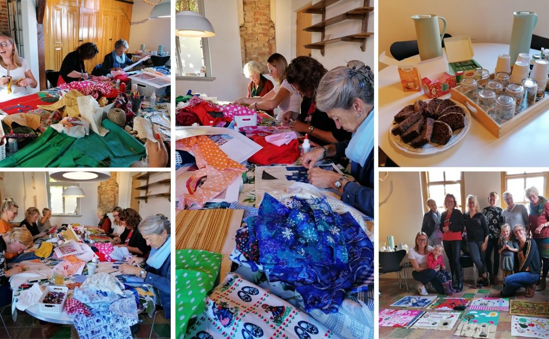 Bont Pracht rib Workshop schilderen met stof met acht gezellige dames! – Twinkeltje